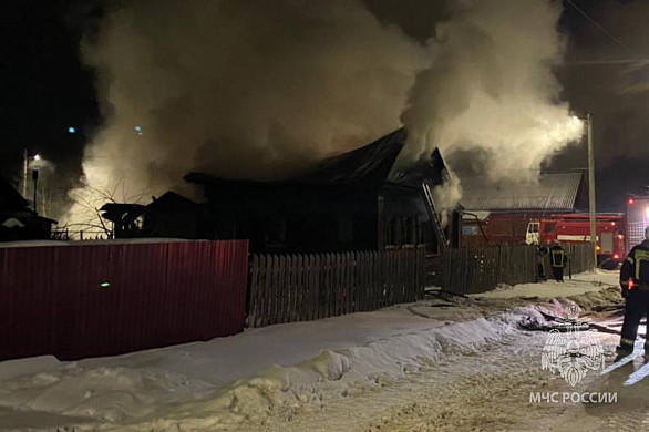 В Юрьевце женщина получила на пожаре ожоги рук и головы